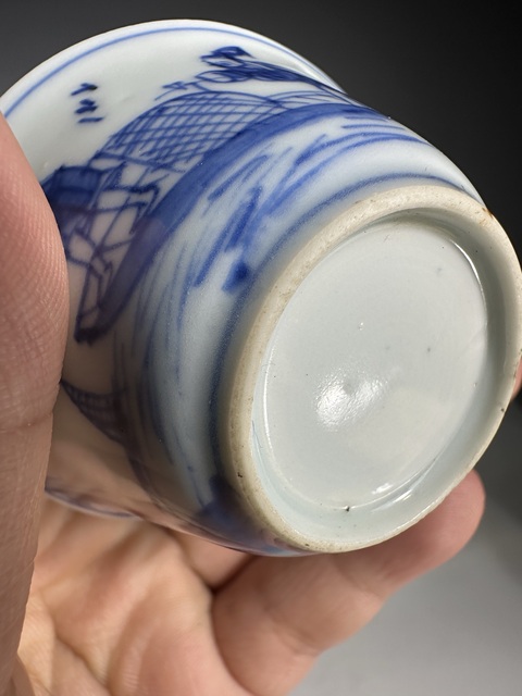 古玩陶瓷漁家樂人物杯拍賣,當前價格2688元