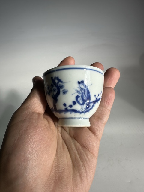 古玩陶瓷李太白詩文人物杯拍賣,當前價格3688元