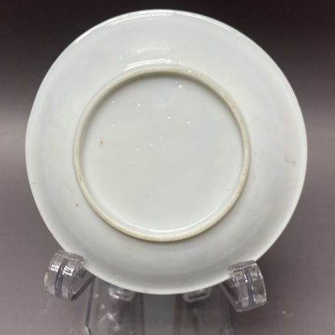 古玩陶瓷人物花鳥紋盤真品鑒賞圖