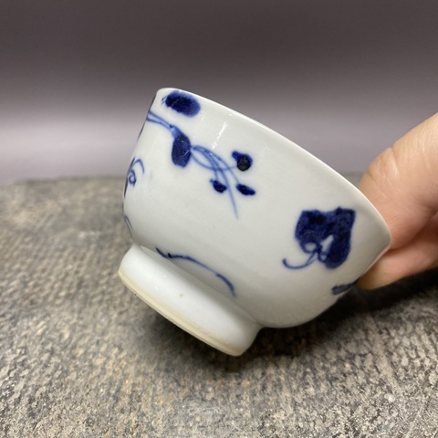 古玩陶瓷清乾隆·青花杯拍賣,當前價格690元