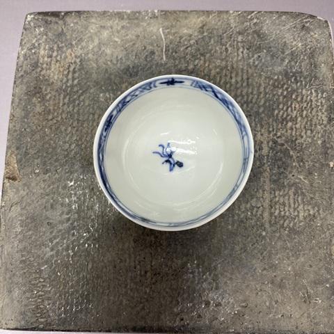 古玩陶瓷清乾隆·青花杯拍賣,當前價格690元
