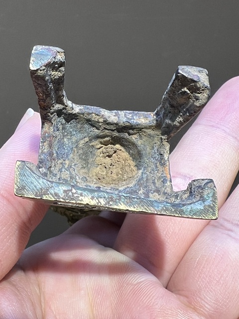 古玩銅器唐·鎏金自在觀音真品鑒賞圖