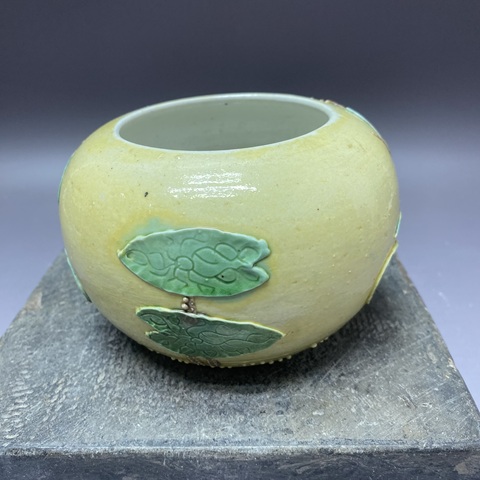 古玩陶瓷一路連科雕瓷水呈真品鑒賞圖