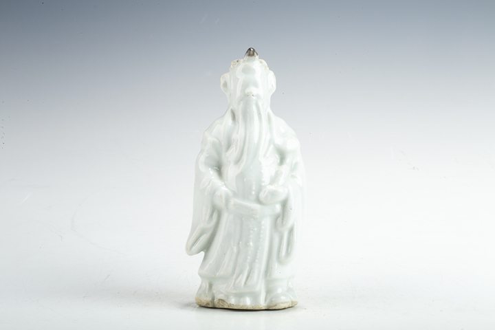 古玩陶瓷創匯·白釉祿星像
真品鑒賞圖