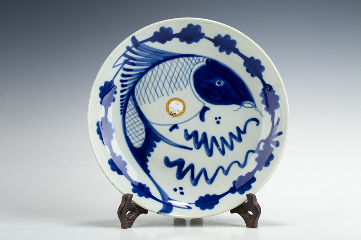 古玩陶瓷民國·青花魚紋盤
真品鑒賞圖