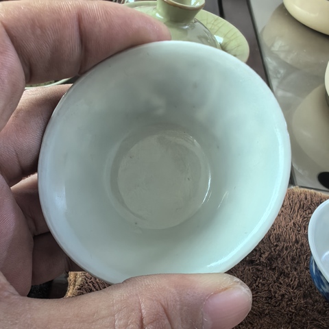 古玩陶瓷十八學(xué)士人物杯真品鑒賞圖