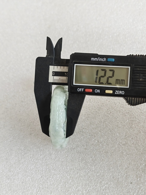 古玩玉器天然翡翠雕“鳳凰牡丹”牌拍賣，當前價格480元