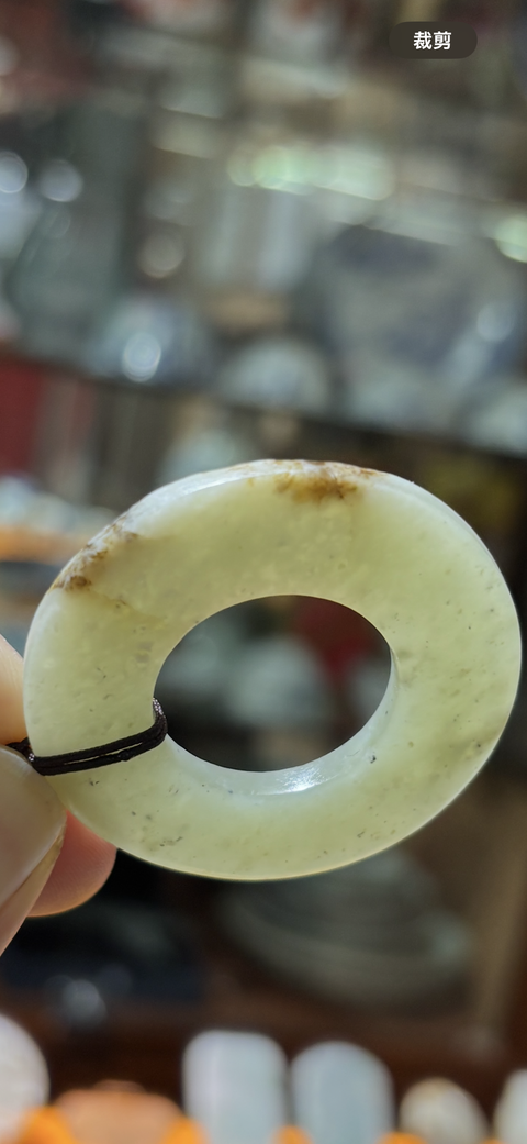 古玩玉器和田玉雕“素紋環”真品鑒賞圖