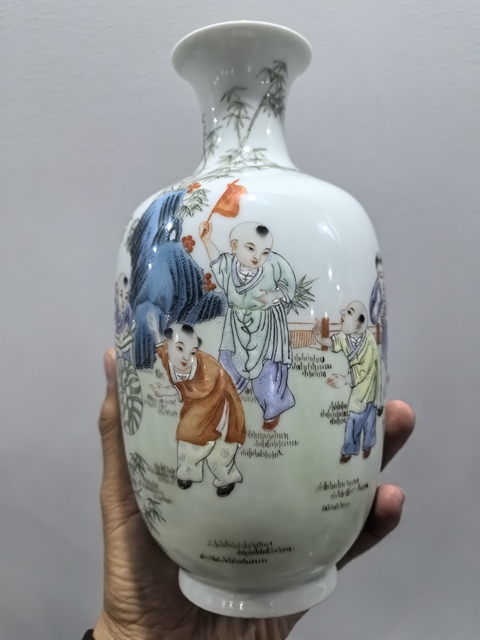 古玩陶瓷瓶真品鑒賞圖