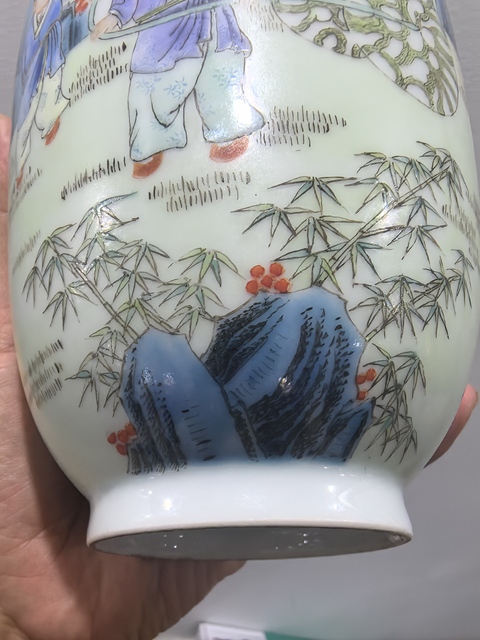 古玩陶瓷瓶真品鑒賞圖