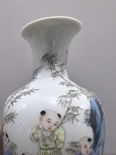 古玩陶瓷瓶真品鑒賞圖