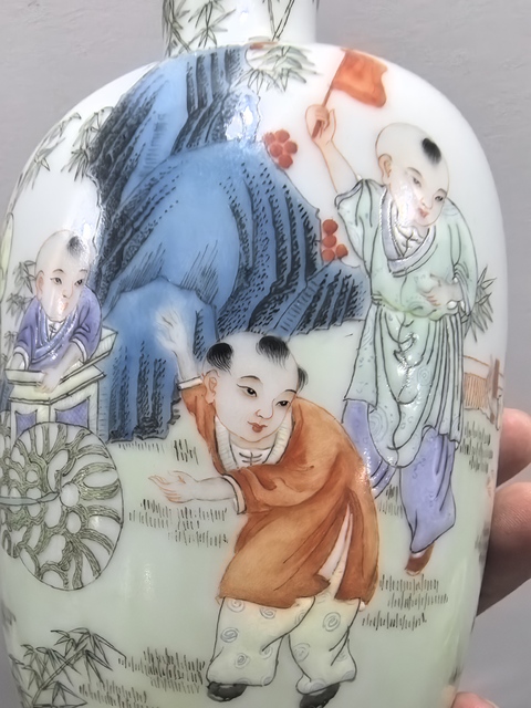 古玩陶瓷瓶真品鑒賞圖
