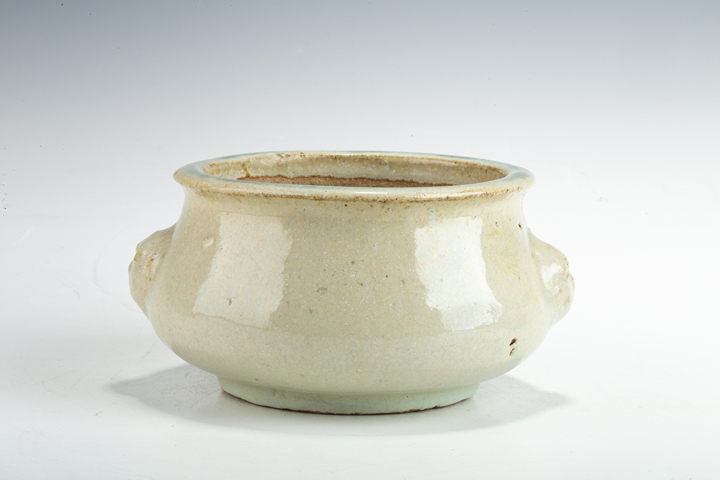 古玩陶瓷清晚·青白釉雙耳爐
真品鑒賞圖