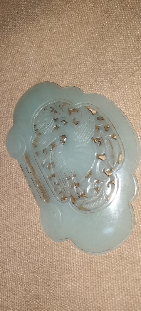 古玩玉器玉鎖型佩真品鑒賞圖