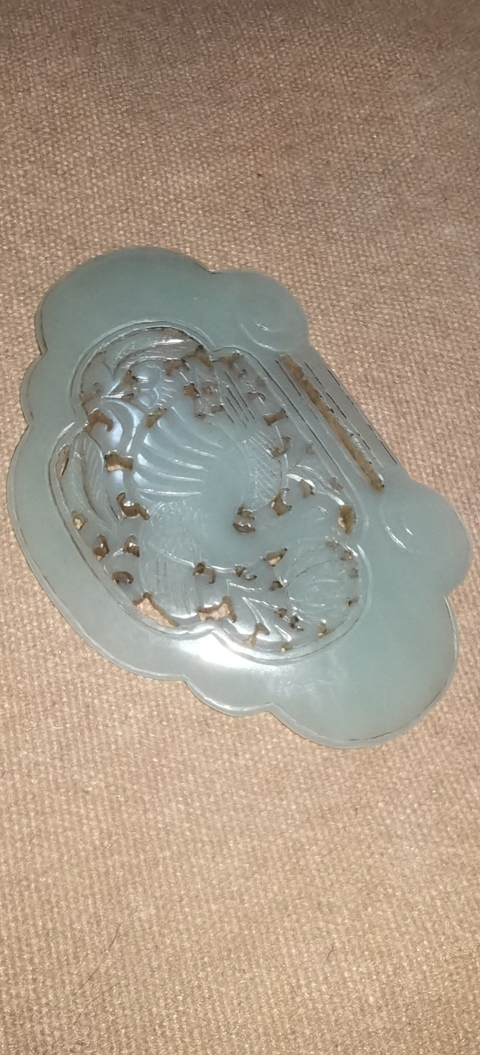 古玩玉器玉鎖型佩真品鑒賞圖