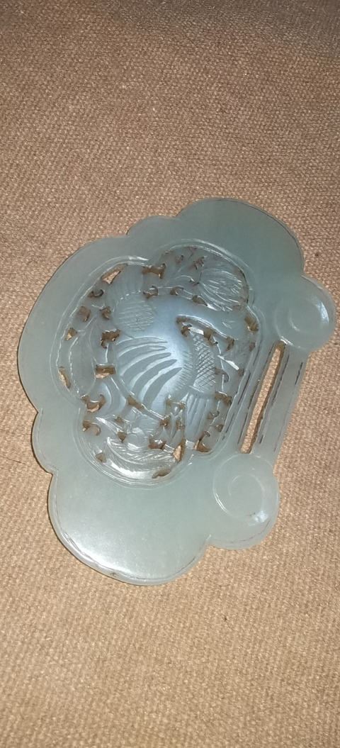 古玩玉器玉鎖型佩真品鑒賞圖