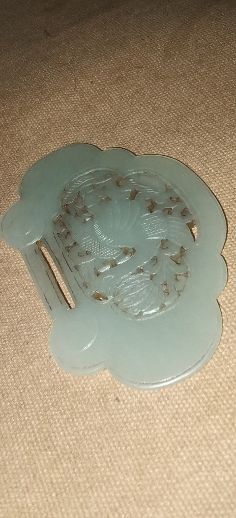 古玩玉器玉鎖型佩真品鑒賞圖