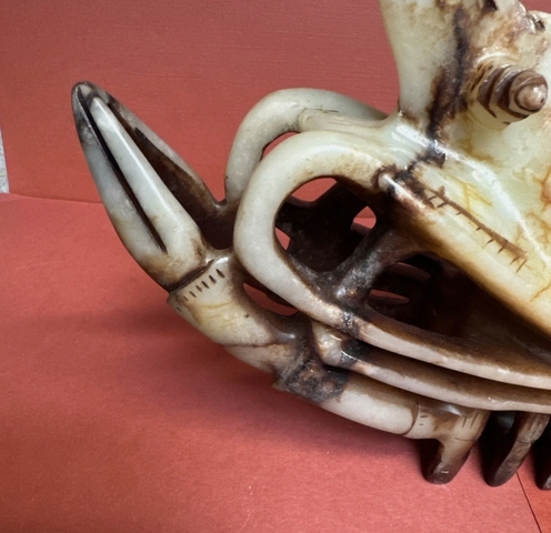 古玩玉器和田玉蝦擺件真品鑒賞圖