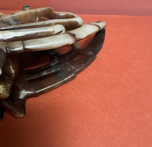 古玩玉器和田玉蝦擺件真品鑒賞圖