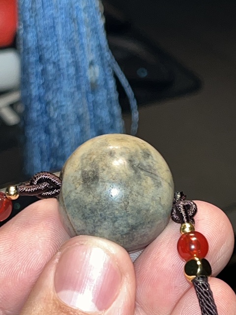 古玩玉器瑪瑙珠真品鑒賞圖