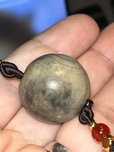 古玩玉器瑪瑙珠真品鑒賞圖