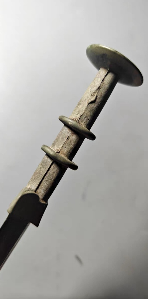 古玩銅器青銅劍真品鑒賞圖