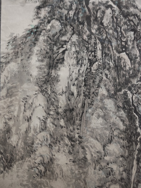 古玩字畫龍瑞工作室畫家王興儒    山水拍賣，當前價格628元