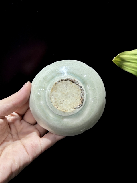 古玩陶瓷【館藏級(jí)精品】湖田窯青白釉葵口劃花洗【文房雅器】【頂級(jí)玻璃釉】【路份高，收藏價(jià)值好】拍賣(mài)，當(dāng)前價(jià)格0元