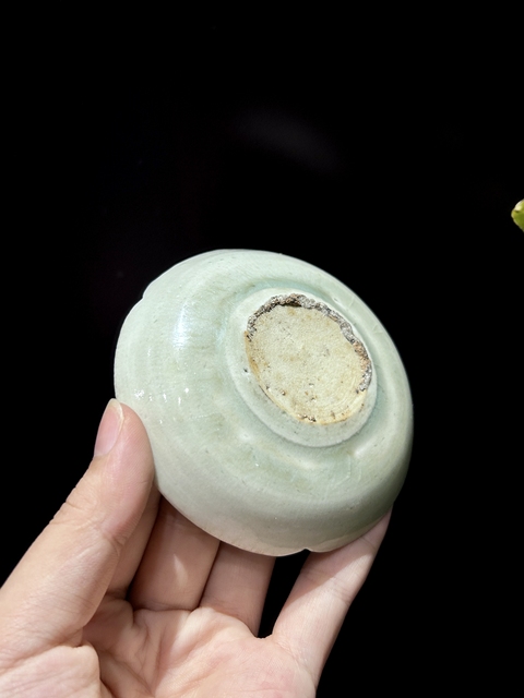 古玩陶瓷【館藏級(jí)精品】湖田窯青白釉葵口劃花洗【文房雅器】【頂級(jí)玻璃釉】【路份高，收藏價(jià)值好】拍賣(mài)，當(dāng)前價(jià)格0元