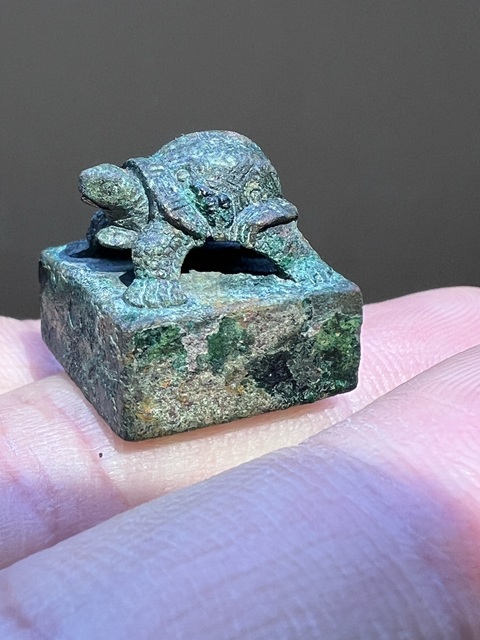 古玩銅器漢·龜印真品鑒賞圖