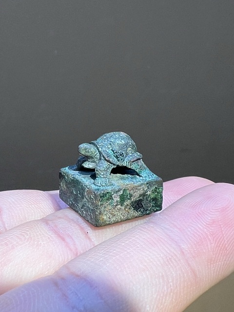 古玩銅器漢·龜印真品鑒賞圖