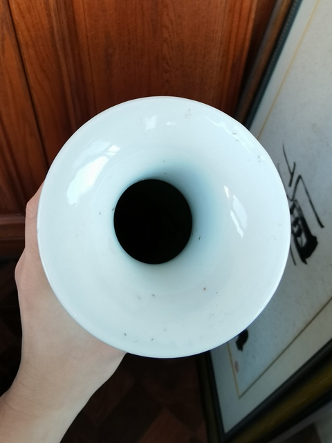 古玩陶瓷粉彩二喬圖觀音瓶真品鑒賞圖