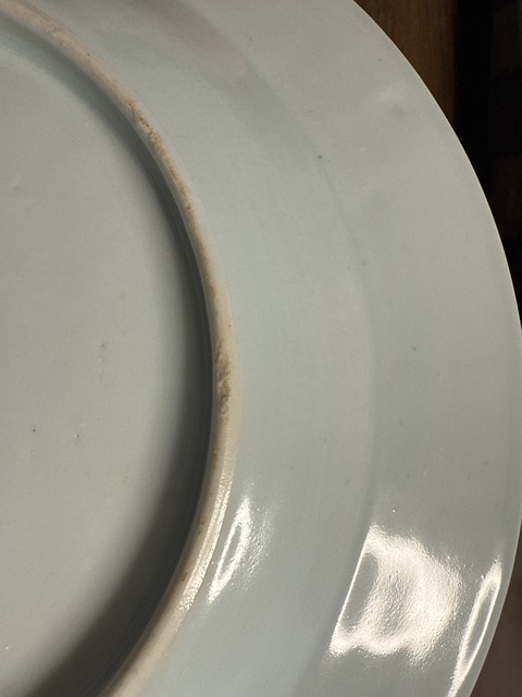 古玩陶瓷青花釉里紅盤真品鑒賞圖