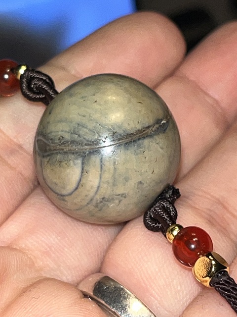 古玩玉器瑪瑙珠真品鑒賞圖