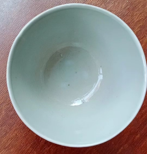 古玩陶瓷晚清青花杯真品鑒賞圖