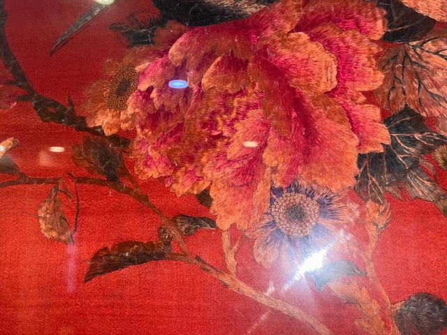 古玩雜項刺繡真品鑒賞圖