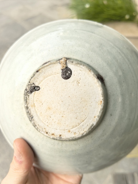 古玩陶瓷青白釉刻花斗笠碗真品鑒賞圖