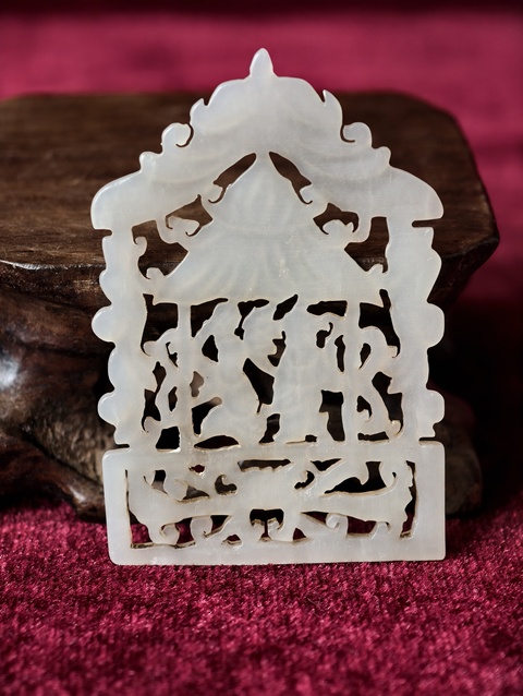 古玩玉器人物佩真品鑒賞圖