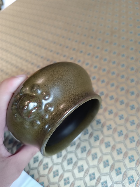 古玩陶瓷乾隆茶葉末釉香爐拍賣，當前價格12000元
