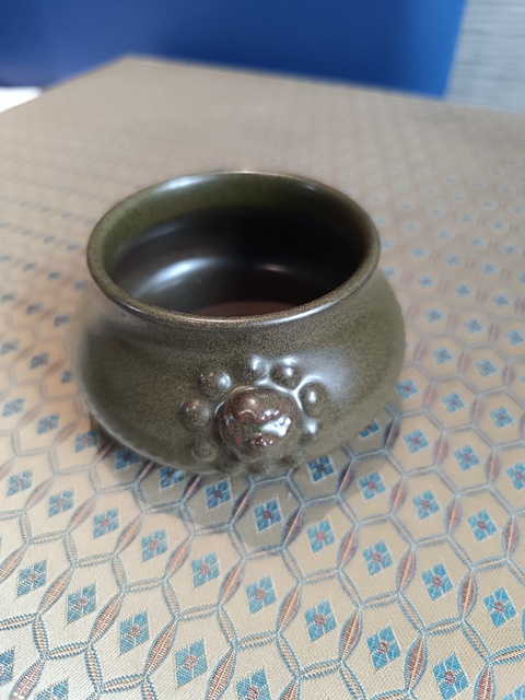 古玩陶瓷乾隆茶葉末釉香爐拍賣，當前價格12000元