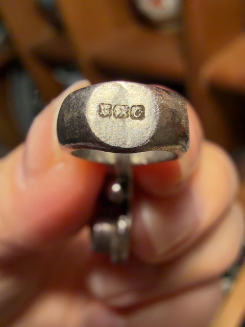 古玩雜項民國英國鑲寶吊墜真品鑒賞圖