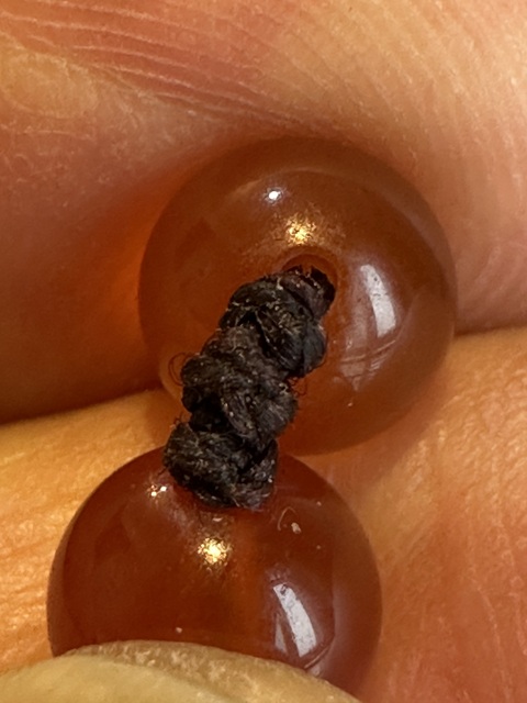 古玩玉器天然紅瑪瑙珠串真品鑒賞圖
