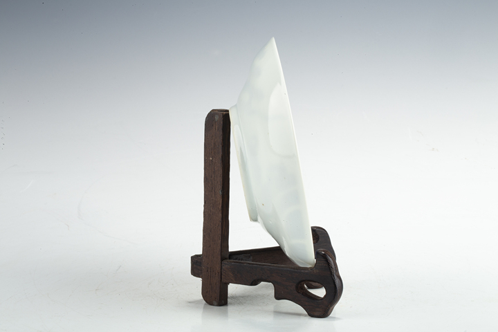 古玩陶瓷清道光·青花仙人乘槎紋蓋碗真品鑒賞圖