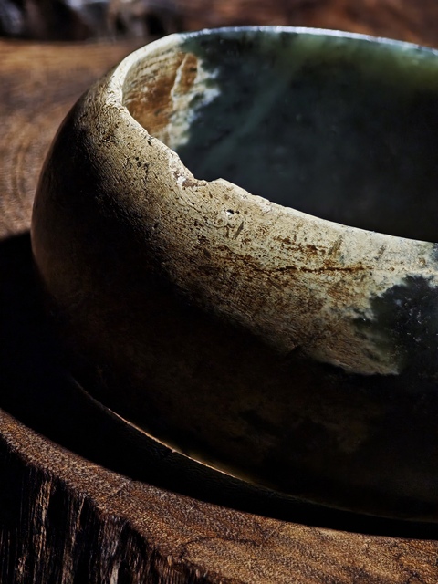 古玩玉器文化期玉鐲真品鑒賞圖