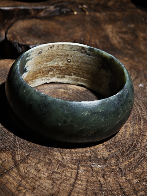 古玩玉器文化期玉鐲真品鑒賞圖