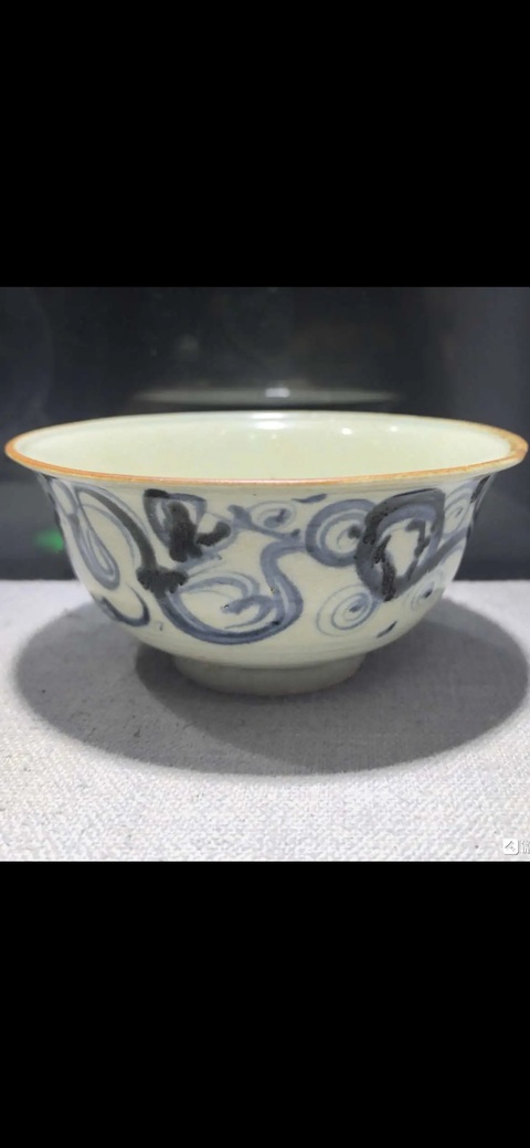 古玩陶瓷明永樂 青花云氣結(jié)帶繡球碗拍賣,當(dāng)前價(jià)格999999元