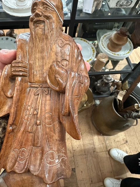 古玩雜項壽星擺件真品鑒賞圖