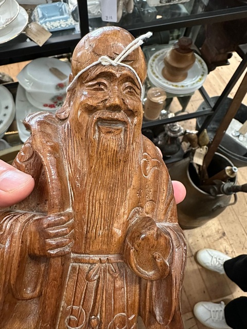 古玩雜項壽星擺件真品鑒賞圖