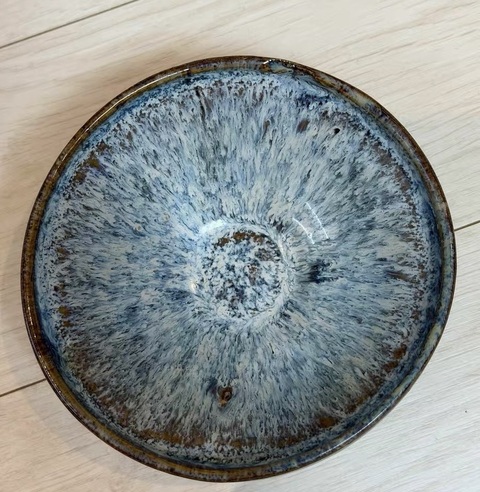 古玩陶瓷宋代西壩窯窯變盞真品鑒賞圖