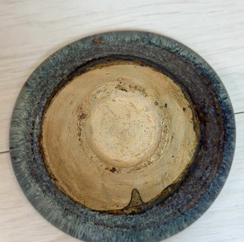 古玩陶瓷宋代西壩窯窯變盞真品鑒賞圖